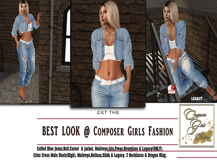 !CGF-*Mannat Blue*Jeans Outfit