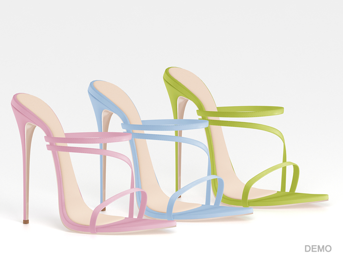 Salvadori - Demo 'Rebecca' Strappy High Heel Sandals