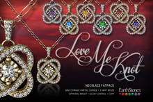 EarthStones Love Me Knot Necklace ~ Fatpack