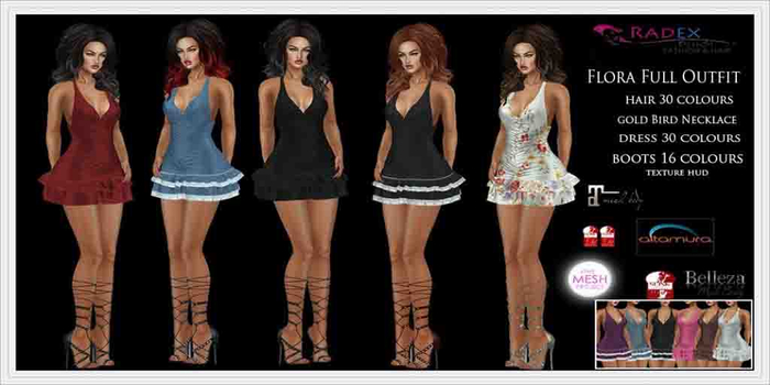 RADEX Mesh Flora All Colours Full Outfit