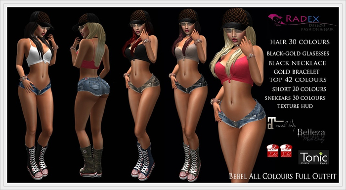 RADEX Mesh Bebel All Colours Full Outfit