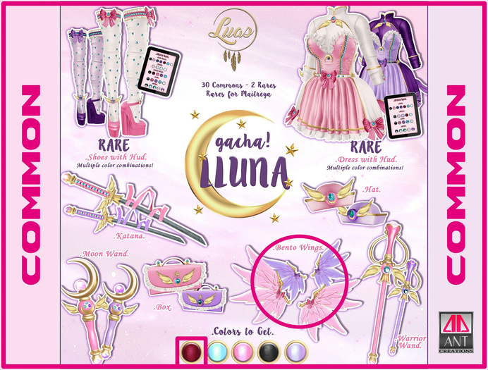 Luas Lluna Bento Wings Red