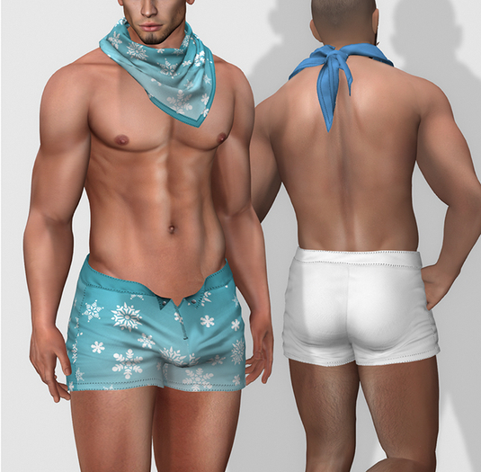 Winter bandana and shorts TwoSided