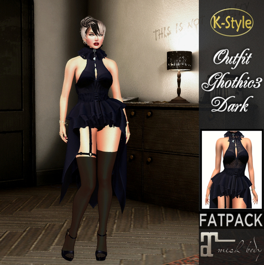 [K-Style] OUTFIT GHOTHIC3 DARK