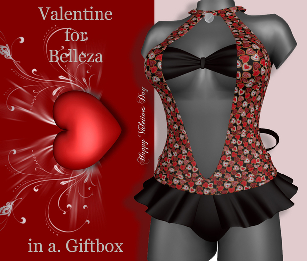 Valentine Body for Belleza freya. In a Gift Box