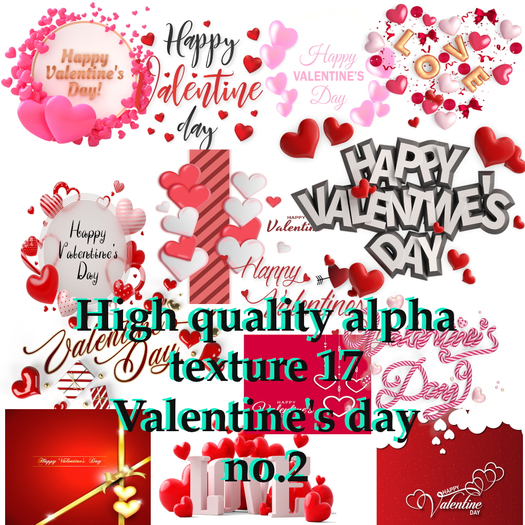 High quality alpha texture Valentine's day 2
