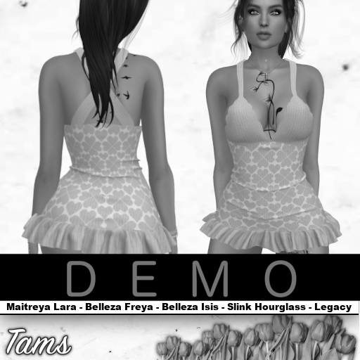 DEMO - Ruffle Hem Dress - Treasure
