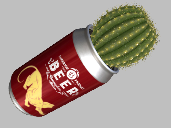 [Kres] Dudes Den - Cactus Can - Red