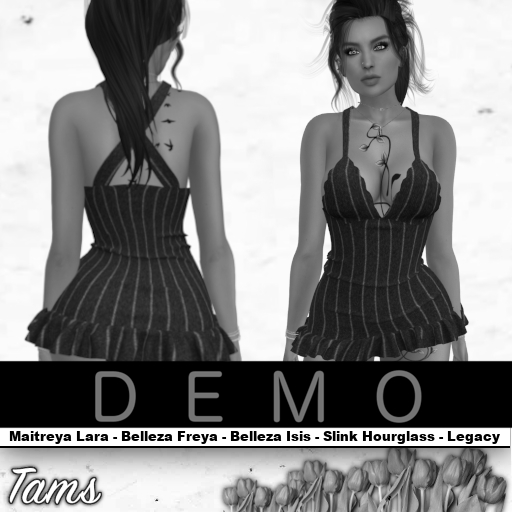DEMO - Ruffle Hem Dress - Raelyn