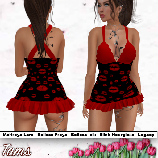 Ruffle Hem Dress - Kissy