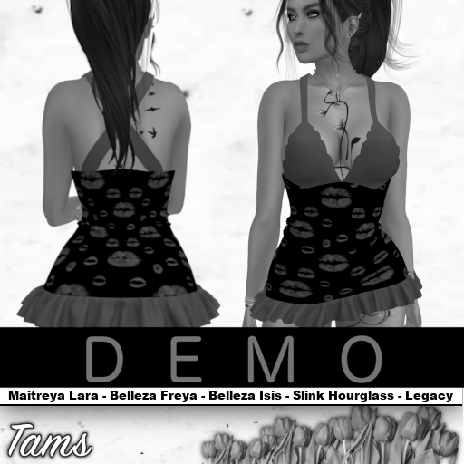 DEMO - Ruffle Hem Dress - Kissy
