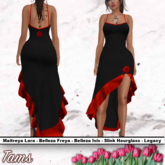 Mid-Length Dress with Ruffle - Seville