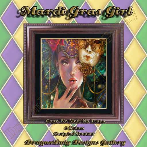 Mardi Gras Girl