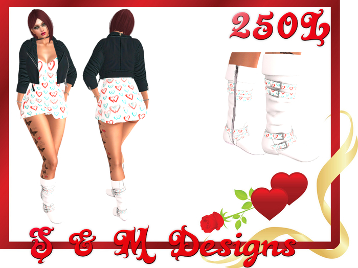 S & M Designs Eternal Blue/Hearts