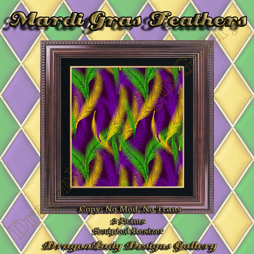 Mardi Gras Feathers
