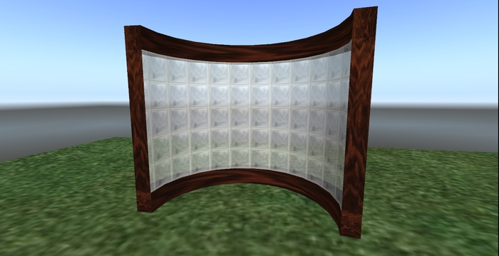 TM Cylindrical Half Wall Room Divider 3 Prim