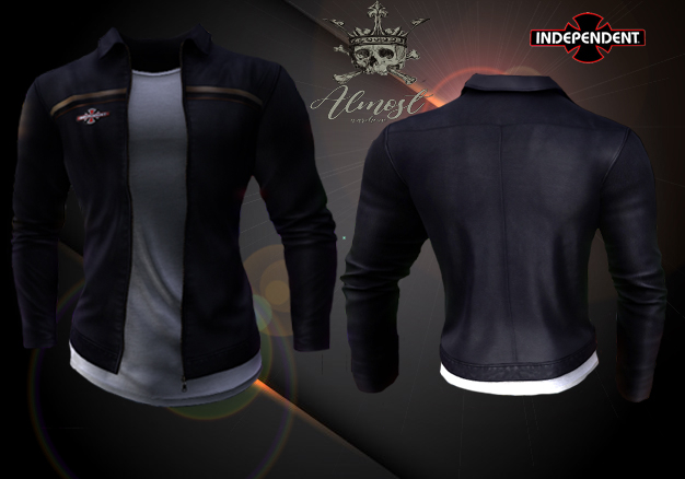 <Almost> Independent Leather Jacket