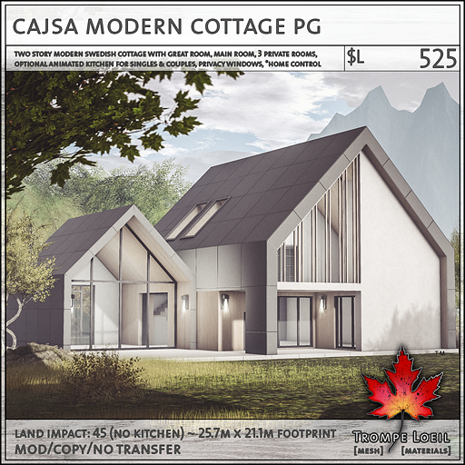 Trompe Loeil - Cajsa Modern Cottage PG [mesh]
