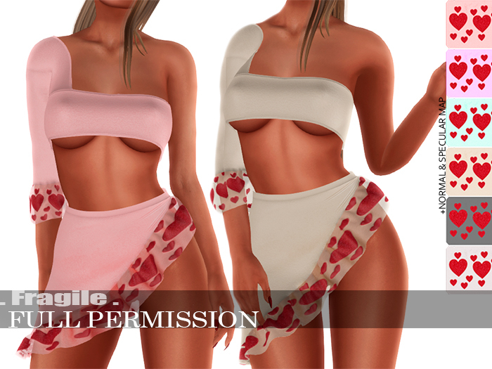 .Fragile. 12 Textures For Shine Top and Skirt Ingrid