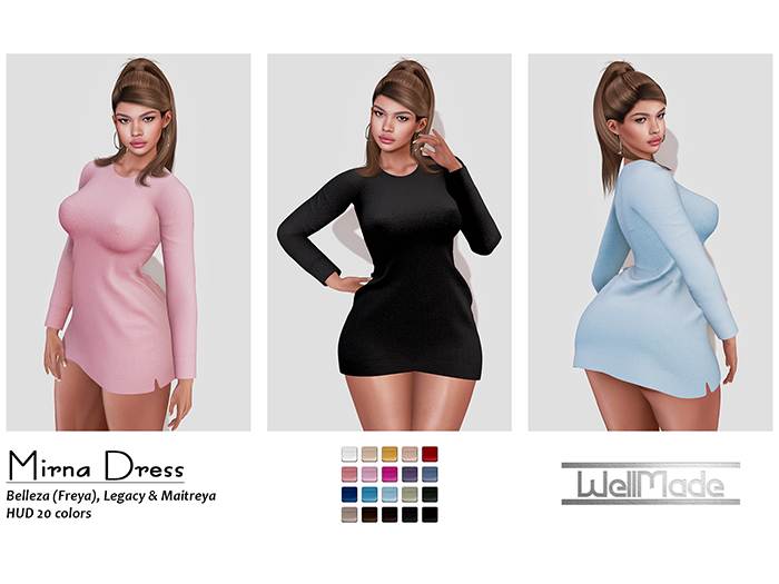 [WellMade] Mirna Dress
