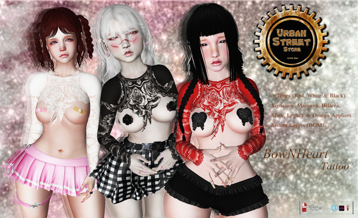 **UbS** BowNheart Tattoo 