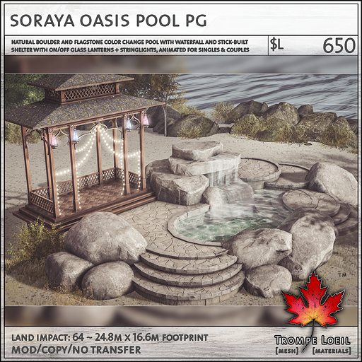 Trompe Loeil - Soraya Oasis Pool PG [mesh]