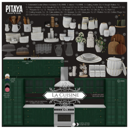 Pitaya - La cuisine - Island RARE