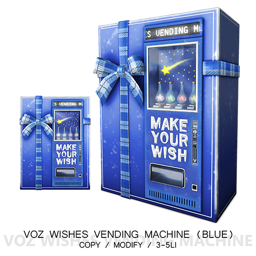 [VOZ] Wishes Vending Machine (Blue)