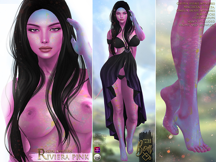 -Elemental- 'Riviera' Fantasy Skin - Pink DEMOS *AddMe