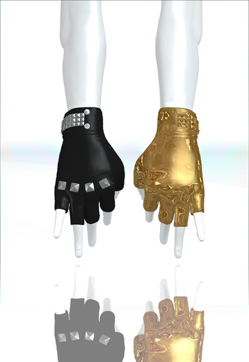<Agnes> -Diamonds-Mesh gloves DEMO