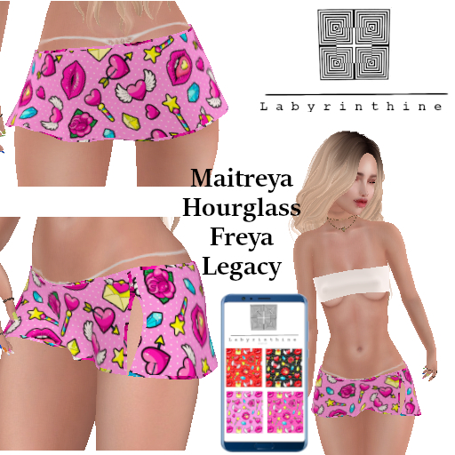Valentine Candy Pop Mini Skirt