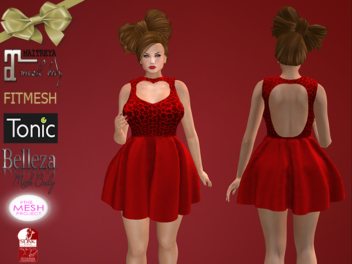 Anayance! Red Heart Dress