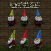 Gnome Garden Helper Decor Set