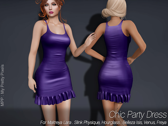 - MPP Mesh - Chic Party Dress - UltraViolet