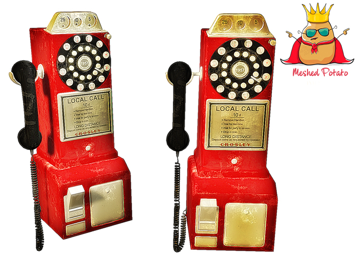 Meshed Potato - Old Payphone - Full Perm Mesh
