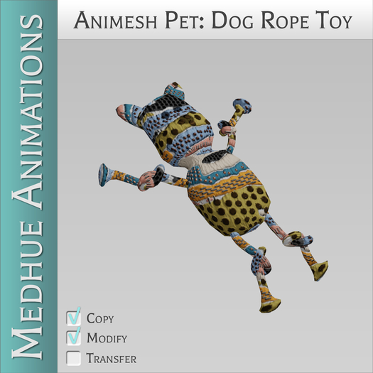 Medhue Puppy Rope Toy - Multi_colored