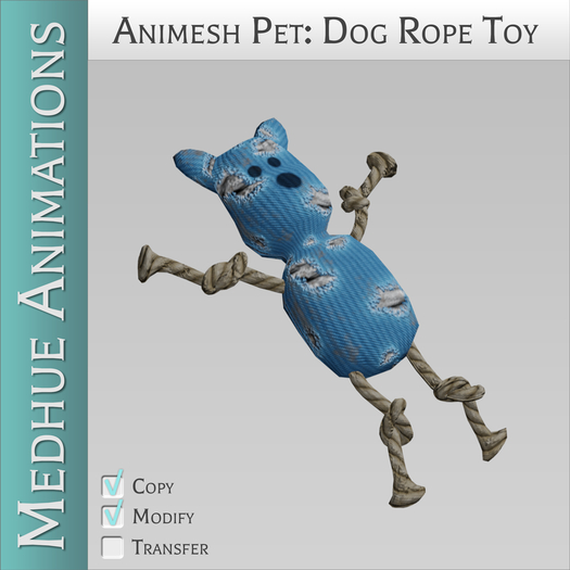 Medhue Puppy Rope Toy - Jean