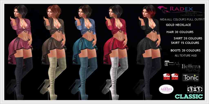 RADEX Mesh Nida Allcolors Full Outfit