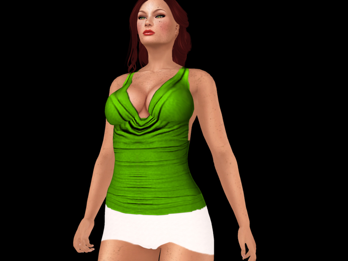 bom HALTER TOP LIGHT GREEN