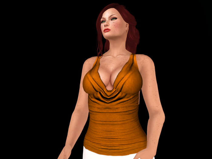 Bom HALTER TOP  amber brown