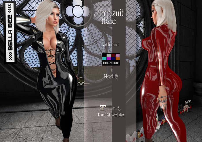 BellaBee Latex Jumpsuit Hale