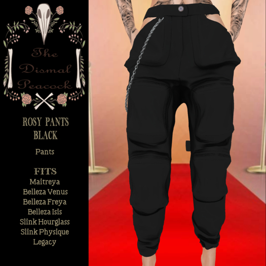::DP:: Rosy Pants Black