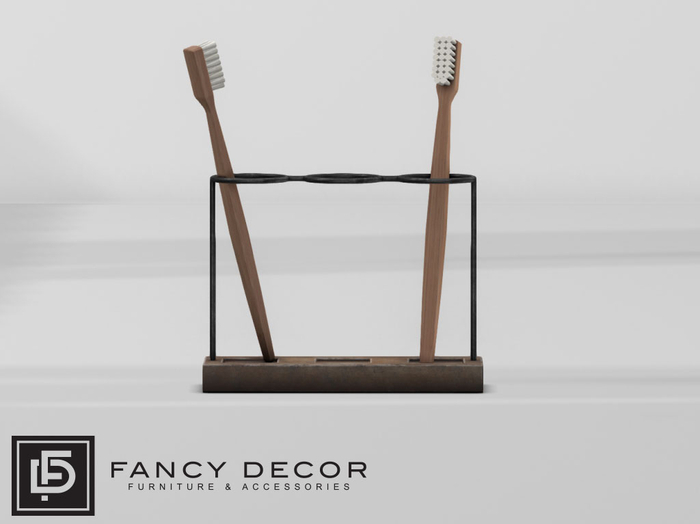 Fancy Decor: Industrial Toothbrush Holder