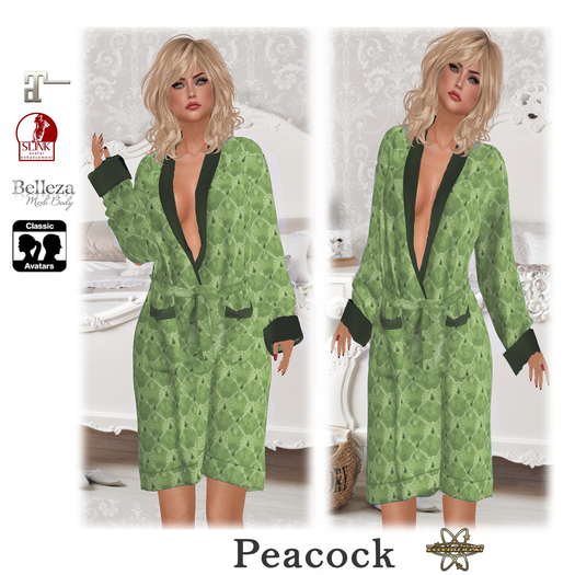 ~EccentriciXi~ Robe Peacock - Sage