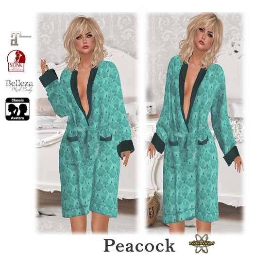 ~EccentriciXi~ Robe Peacock - Teal
