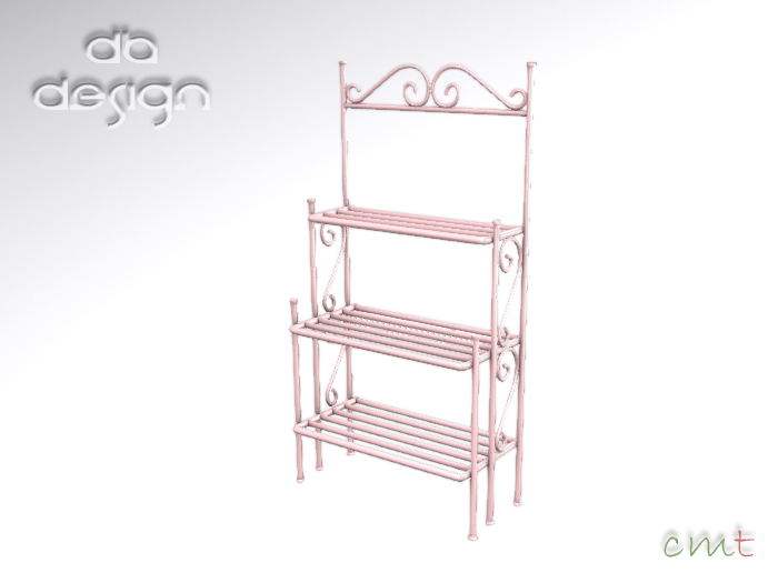 ::db:: Mesh Bathroom Floor Rack Rose