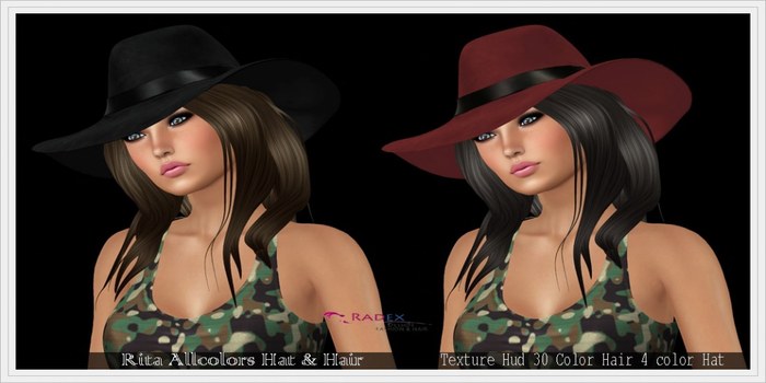 RADEX H-1 Mesh Rita Allcolors Hat & Hair