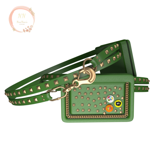 NaaNaa's Manja Garters & Purse [Green]