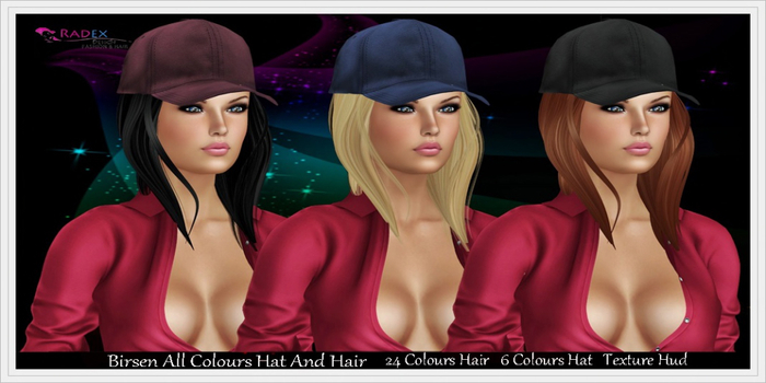 RADEX H-1 Mesh Birsen All Colours Hat And Hair
