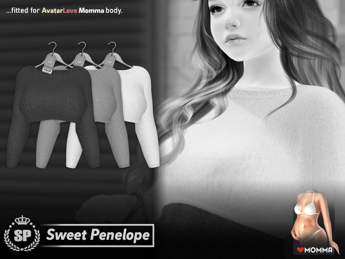 [*SP*] DEMO: Fuzzy Knit Sweater for Love Momma Body